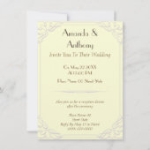 Niedliches und lustiges Katzenhochzeitpaar Einladung (Rückseite)