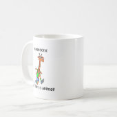 Niedliches und lustiges Marathon Kaffeetasse (Vorderseite Links)