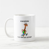 Niedliches und lustiges Marathon Kaffeetasse (Links)