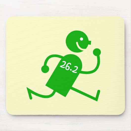 Niedliches und lustiges Marathon Mousepad (Vorne)