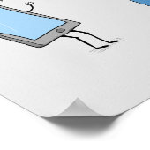 Niedliches und lustiges Telefon und dick Book Long Poster (Ecke)