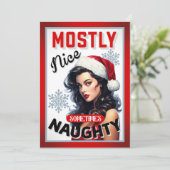 Niedliches und manchmal undurchsichtiges Retro Chr Dankeskarte (Stehend Vorderseite)