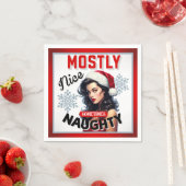 Niedliches und manchmal undurchsichtiges Retro Chr Serviette (Beispiel)