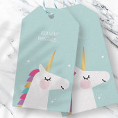 Niedliches und modernes Rainbow Unicorn Geschenkanhänger