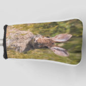 Niedliches und neugieriges Ostküstenkaninchen Golf Headcover (Vorderseite)