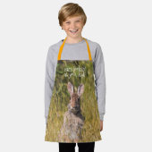 Niedliches und neugieriges Ostküstenkaninchen Schürze (Getragen)