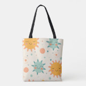 Niedliches und Öko-freundliches Pasteldesign Tasche (Rückseite)