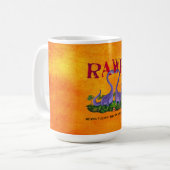 Niedliches und romantisches Dinos - Rawr Kaffeetasse (Vorderseite Links)
