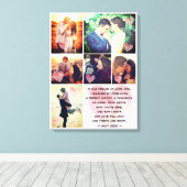 Niedliches und romantisches Foto Leinwanddruck (Insitu (Holzboden))