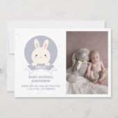 Niedliches und sonniges schlichtes Elegant Baby Fo Ankündigung (Vorderseite)