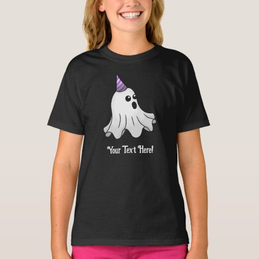 Niedliches und Spooky Halloween Ghost T-Shirt (Vorderseite)