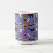 Niedliches und spöttisches Halloween Kaffeetasse (Mittel)