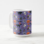 Niedliches und spöttisches Halloween Kaffeetasse (Vorderseite Links)