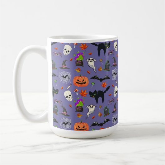 Niedliches und spöttisches Halloween Kaffeetasse (Links)