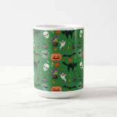 Niedliches und spöttisches Halloween Kaffeetasse (Mittel)
