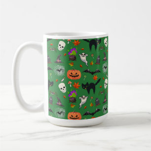 Niedliches und spöttisches Halloween Kaffeetasse