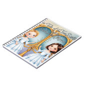 Niedliches und stilvolles Spiral-Notebook für Mädc Notizblock (Linke Seite)