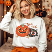 Niedliches und trendy Vintages Retro Halloween Sweatshirt