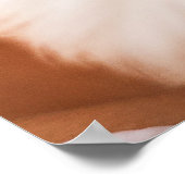 Niedliches und umarmbares Dog-Nah-Up-Poster Poster (Ecke)