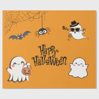 Niedliches und unheimlich Halloween Geschenkpapier