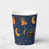 Niedliches und Whimsisches Halloween mit Kürpen Pappbecher (Rechts)