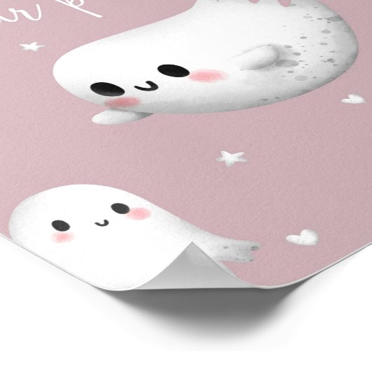 Niedliches, unheimliches Halloween Pick Dein Gift Poster (Ecke)