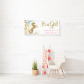 Niedliches Unicorn Baby Shower Banner (Insitu)