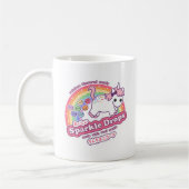 Niedliches Unicorn Kacke Süßigkeiten Kaffeetasse (Links)