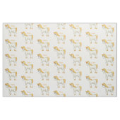 Niedliches Unicorn-Namegewebe Stoff (Fat Quarter (45,7 x 55,9 cm))
