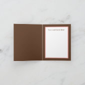 niedliches Unisex-Baby-Schwein verleiht dem Schwei Dankeskarte (Innenseite)