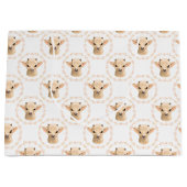 niedliches unisex-Ziegenkachelgeziegeltes Party Große Geschenktüte (Vorderseite)