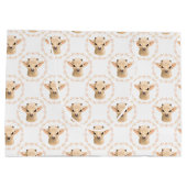 niedliches unisex-Ziegenkachelgeziegeltes Party Große Geschenktüte (Rückseite)