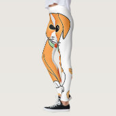 Niedliches Unterschlupf-Artwork Leggings (Links)