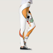 Niedliches Unterschlupf-Artwork Leggings (Rechts)