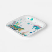 Niedliches Unterwasser Pappteller (Gewinkelt)