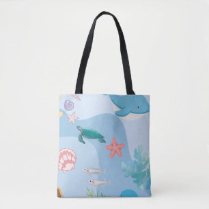 Niedliches Unterwasserthema unter dem Meer Tasche