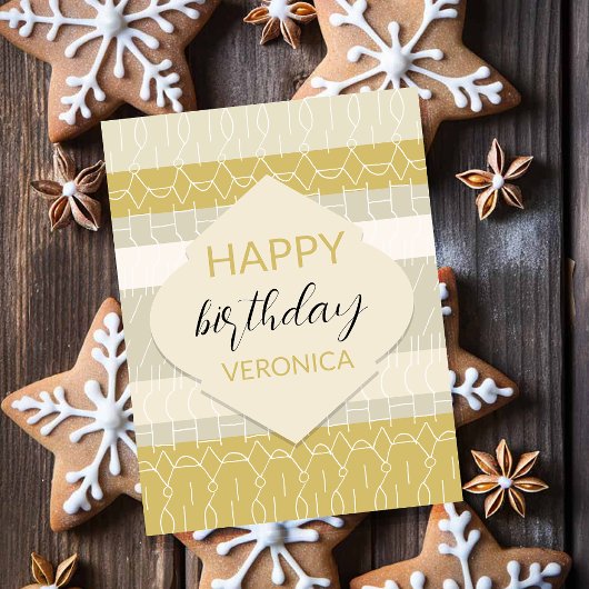 Niedliches urbanes modernes, pastellfarbenes Muste Postkarte