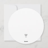 Niedliches Urlaubskuchen Feiertagskarte (Rückseite)