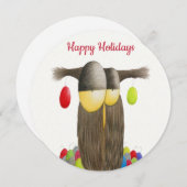 Niedliches Urlaubskuchen Feiertagskarte (Vorne/Hinten)