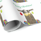 Niedliches Urlaubskuchen Geschenkpapier (Rolleneckpunkt)