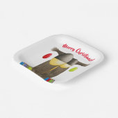 Niedliches Urlaubskuchen Pappteller (Gewinkelt)