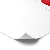 Niedliches Urlaubskuchen Poster (Ecke)