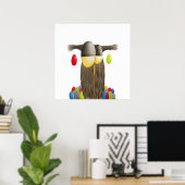 Niedliches Urlaubskuchen Poster (Heimbüro)