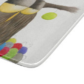 Niedliches Urlaubskuchen Schneidebrett (Ecke)