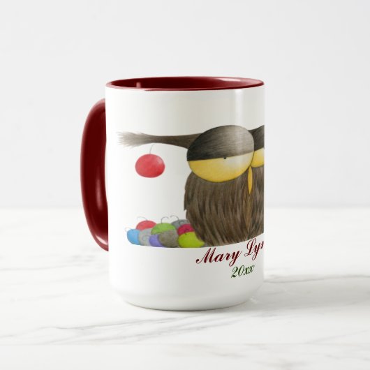 Niedliches Urlaubskuchen Tasse (Vorderseite Links)