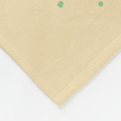 Niedliches Valentin des Kaninchens Fleecedecke (Ecke)