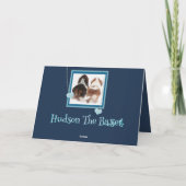 Niedliches Valentin mit Basset Hound & Hearts in B Karte (Rückseite)