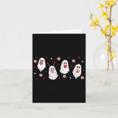 Niedliches Valentine Ghost Candy Herz wird mein Go Karte (Gelbe Blume)