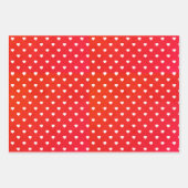 Niedliches Valentine Panda Bears Set von 3 Designs Geschenkpapier Set (Vorderseite 2)