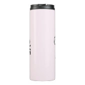 Niedliches Valentinisches Katzendesign - Feline th Thermosbecher (Rückseite)